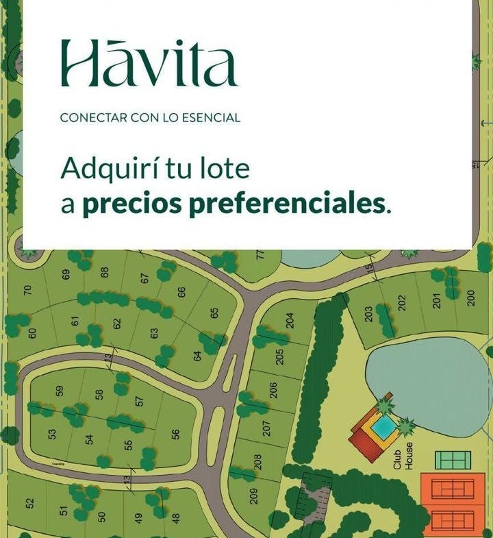 Lote en Venta en el Barrio Privado Havita – Canning