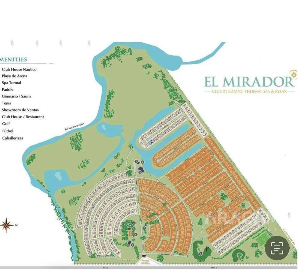 Lote en venta Barrio El Mirador Club de Campo – Ruta 2