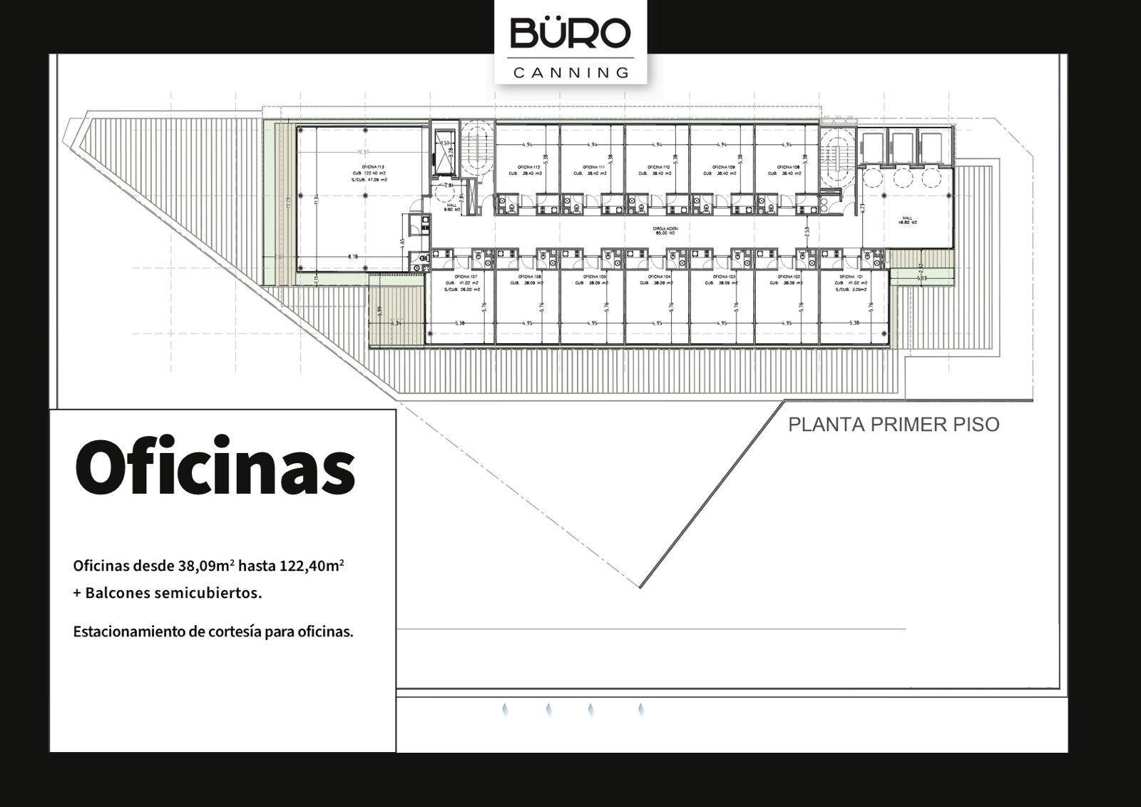 Oficinas en Venta en Buro Canning